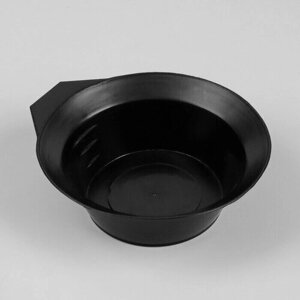 Чаша для окрашивания, d 12 см, цвет чёрный