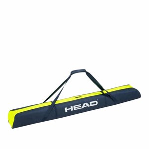 Чехол для лыж HEAD Double Skibag 2022-23, 195 см, синий/желтый