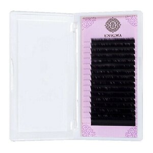 Черные ресницы Enigma Mix L 0.10 6-13 mm (16 линий)
