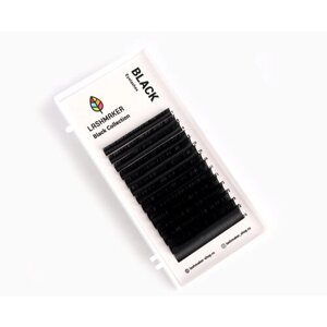 Черные ресницы Lashmaker 14 линий C 0.07 12mm