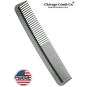 Chicago comb Модель №6 Расческа для волос из карбона Расческа для бороды