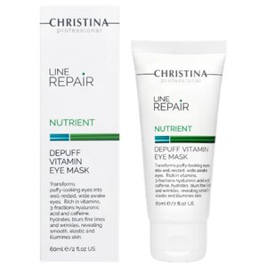 Christina Line Repair Nutrient Восстанавливающая противоотечная маска для кожи вокруг глаз Depuff Vitamin Eye Mask 60 мл
