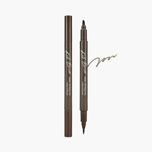 CLIO Маркер для бровей Kill Brow Dual Tattoo Pen Set (01 Natural Brown)