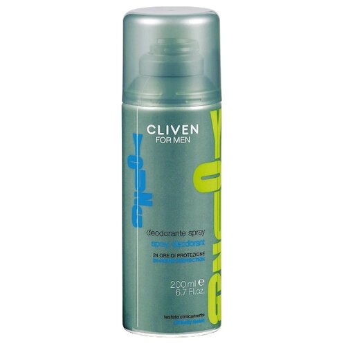 Cliven Дезодорант спрей For Men Young, 2 шт., 200 мл