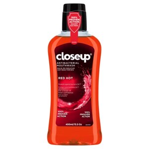 CloseUp ополаскиватель для полости рта Жаркая мята, 400 мл, мята