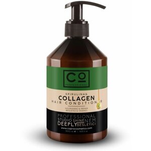 CO PROFESSIONAL кондиционер для волос с коллагеном и спирулиной Spirulina and Collagen Conditioner, 500 мл