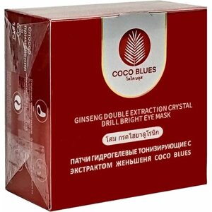 Coco Blues Патчи 503015 Гидрогелевые Тонизирующие с Экстрактом Женьшеня и Растительными Экстрактами Coco Blues 60 шт.