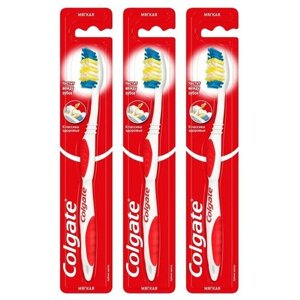Colgate Щетка зубная Классика здоровья, мягкая 3 упаковки