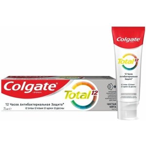 Colgate, зубная паста Total, чистая мята, 75 мл