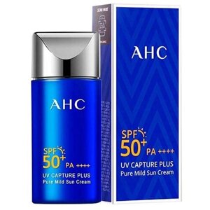 Cолнцезащитный крем AHC UV Capture Plus Pure Mild Sun Cream SPF50+