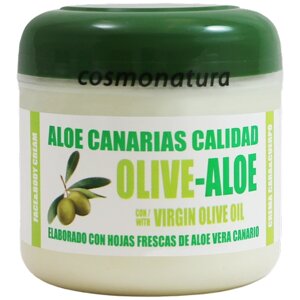 Cosmonatura Крем для лица и тела с добавлением оливкового масла и сока Алоэ (300 мл)