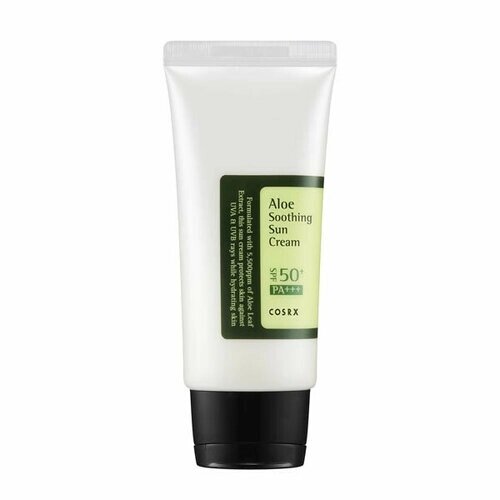 COSRX Солнцезащитный крем для лица с соком алоэ вера корейский | Aloe Soothing Sun Cream 50ml, 50 мл