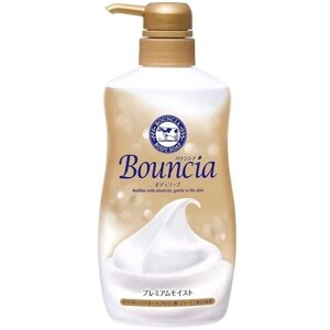 COW Bouncia Сливочный гель для душа Premium Most элегантный шелковисто-цветочный аромат бутылка-дозатор 460 мл