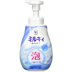 COW Мыло-пенка для тела с ароматом цветочного мыла - Milky foam gentle soap, 600мл