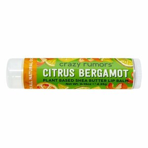 Crazy Rumors Бальзам для губ Citrus Bergamot Lip Balm с ароматом Цитрусовый Бергамот, 4.25 г