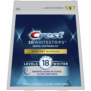 Crest 3D Whitestrips Radiant Express – Отбеливающие полоски для зубов