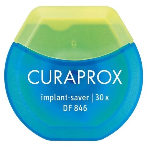 Curaprox Нить межзубная эластичная из микроволокна implant-saver, 30 г