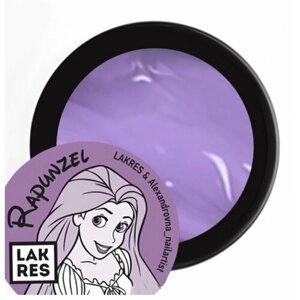 Цветной гель Lakres Принцесса Rapunzel для моделирования ногтей 15 гр