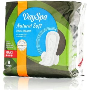 Day Spa прокладки ежедневные Natural Soft Maxi, 4 капли, 8 шт.