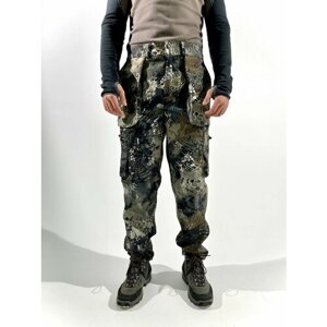 Демисезонные камуфляжные мужские брюки IDCOMPANY для охоты, рыбалки и активного отдыха
