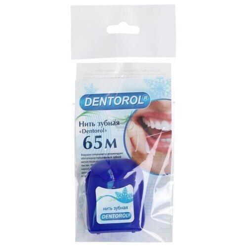 Dentorol зубная нить мятная 65 м, мята