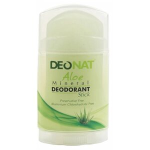 DEONAT Дезодорант Aloe (twist up), кристалл (минерал), twist-up, 100 мл, 1 шт.