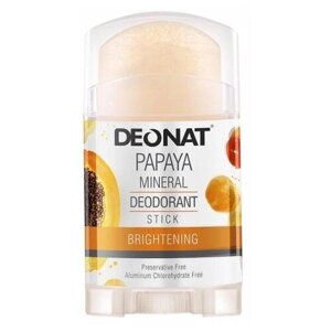 DEONAT Дезодорант Papaya (twist up), кристалл (минерал), 100 мл