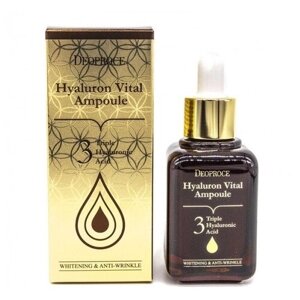 Deoproce Hyaluron Vital Ampoule Сыворотка для лица гиалуроновая ампульная, 50 мл