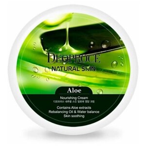 DEOPROCE, Крем для лица и тела с экстрактом сока алое Natural Skin Aloe Nourishing Cream, 100 мл.
