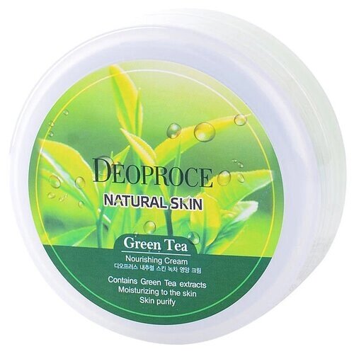 Deoproce Крем для тела Natural Skin Green Tea Nourishing Cream, 100 мл