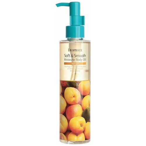 Deoproce Масло для тела Soft & Smooth Moisture Body Oil Apricot, 200 мл