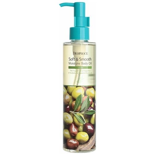 Deoproce Масло для тела Soft & Smooth Moisture Body Oil Olive, 200 мл