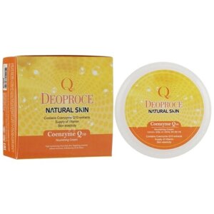 DEOPROCE / Питательный крем для лица и тела с коэнзим Q10 Natural Skin Coenzyme Q10 Nourishing Cream