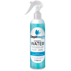 Depil touch Вода косметическая после депиляции охлаждающая мята (300 мл)