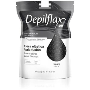 Depilflax Воск пленочный черный в гранулах 1000 г черный