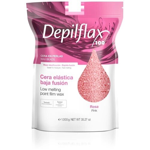 Depilflax Воск пленочный розовый в гранулах 1000 г розовый