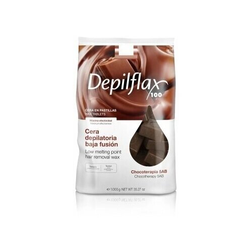 DEPILFLAX100 Воск для депиляции шоколад/cera chocotherapy 1000 г