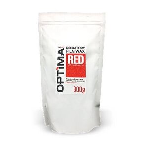 Depiltouch Пленочный воск OPTIMA RED в гранулах 800 г красный