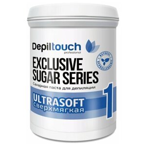 DEPILTOUCH PROFESSIONAL Depilatory Sugar Paste Ultrasoft - Сахарная паста для депиляции №1 сверхмягкая, 330 гр