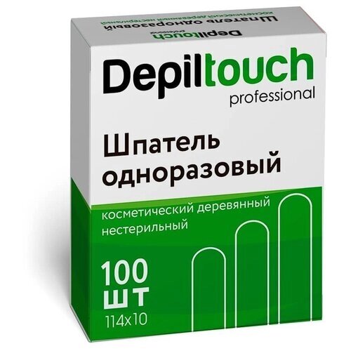 Depiltouch Шпатель деревянный нестерильный 114*10мм 113 г 100 шт.