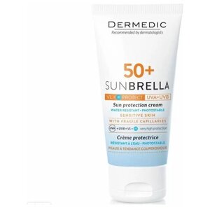 DERMEDIC Солнцезащитный крем SPF 50+ для чувствительной кожи, 50 мл