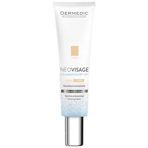 Dermedic Тональный флюид Neovisage, SPF 50, 30 мл, оттенок: ivory