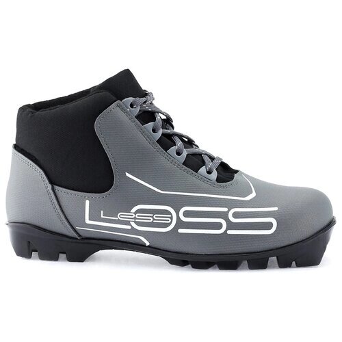 Детские лыжные ботинки Spine Loss NNN 243 2021-2022, р. 33, черный/серый