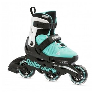 Детские ролики Rollerblade Microblade 3WD - 2022 Aqua/White р. 28-32