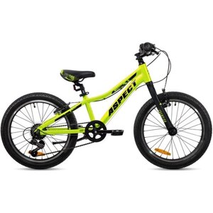 Детский велосипед Aspect Champion (2023) 20 Зелено-черный (120-135 см)