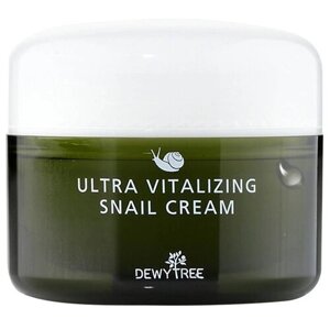 Dewytree Ultra Vitalizing Snail Cream Крем для лица с экстрактом секрета улитки, 80 мл