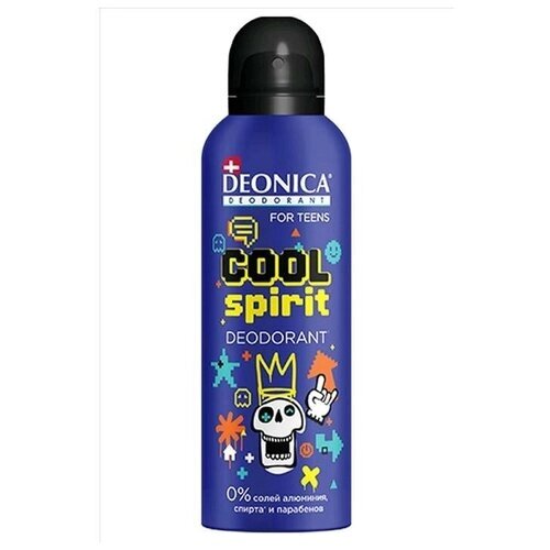 Дезодорант Deonica for TEENs Cool Spirit, спрей , 125 мл В наборе1шт.