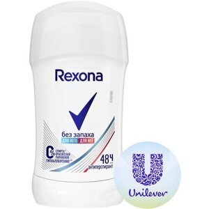 Дезодорант для тела REXONA 40мл стик женский Чистая Защита (Без запаха)