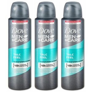 Дезодорант Dove, мужской, Men Care "Talc feel", 150 мл, 3 шт.