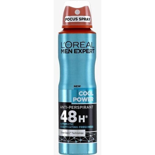 Дезодорант-спрей L'Oreal Paris Men Expert Cool Power 48H Anti-Perspirant Spray Deodorant , 150 мл (из Финляндии)
